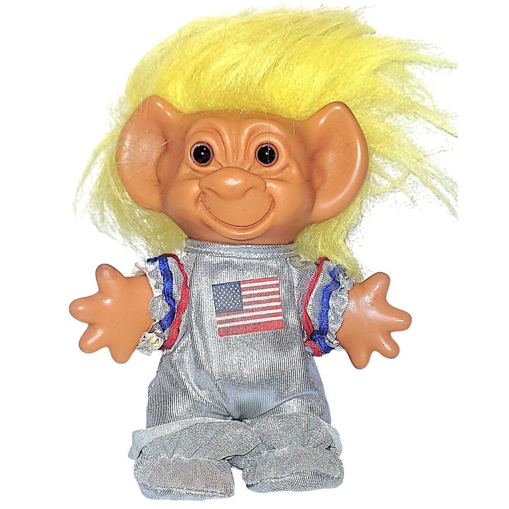 6" Vintage Wishnik Astronaut Troll Doll